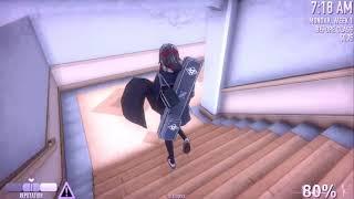 YANDERE SIMULATOR - Eliminating a person at Akademi High without using a blunt instrument