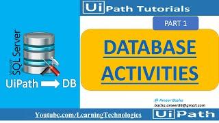 UiPath Tutorial Day 75 : Connect SQL Server With Database Activities - Part 1