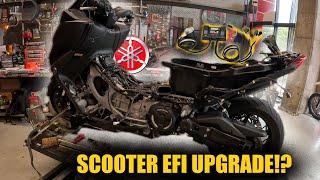 EASY EFI UPGRADE!! Yamaha T-Max and MALOSSI Force Master 3 | A Day in the Life