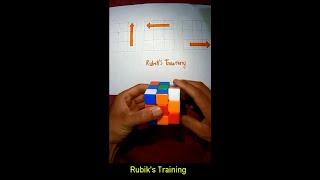 how to solve rubik's cube 3x3 - cube solve magic trick #rubikscube