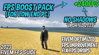 FiveM | FPS Boost Graphics Pack (2023 Updated) +160 FPS (No shadows, Low Vegetation, Boost FPS)