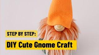 Easy No-Sew Gnome! How to make a sock Gnome