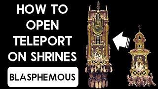 How to Open Teleport on Shrines