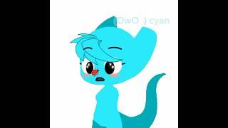 { cyan two side} #rainbowfriends