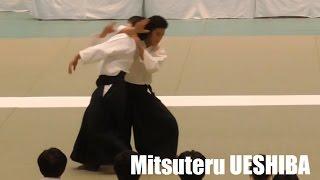 Ueshiba Mitsuteru Sensei teaching at the 56th All Japan Student Aikido Demonstration