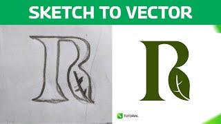 CorelDraw Tutorial: How to Vectorize a Logo Sketch