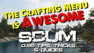 New Crafting Menu & Skill Based Changes ! | Scum 0.95 Tips, Tricks & Guides