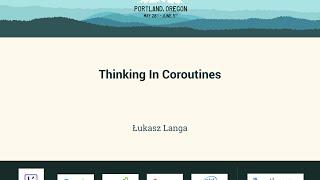 Łukasz Langa - Thinking In Coroutines - PyCon 2016