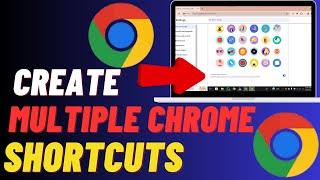 How To Create Multiple Chrome Browser Shortcut On Desktop/Laptop/PC