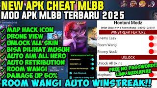 CHEAT ML TERBARU 2025 ANTI BANNED || MOD UNLOCK ALL SKIN || MAP HACK & AUTO AIM ALL HERO