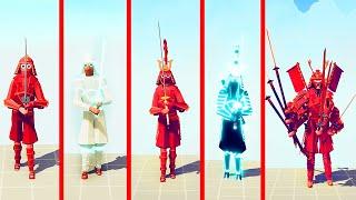 EVOLUTION of EMPEROR - ALL SAMURAI #7 | TABS - Totally Accurate Battle Simulator