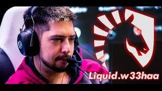 Liquid.w33haa - Best plays in the new team before TI 9