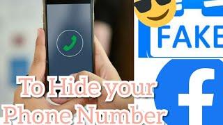 How to delete phone number on facebook in kannada #facebook #hide_number #kAnnAda