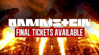 Rammstein - Europe Stadium Tour 2023 (Final tickets on sale now!)