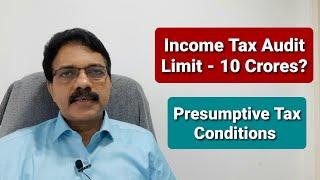 Income Tax Audit Limit Enhanced to ₹10 cr