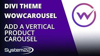 Divi Theme WowCarousel Plugin Add A Vertical Product Carousel 