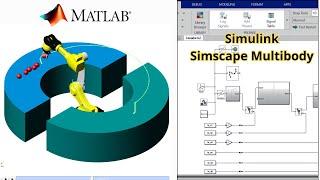 Pick-and-Place Arm Robot Simulation | MATLAB Simulink Simscap Multibody