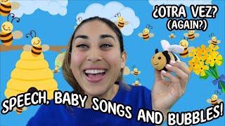 Baby Songs, Speech, Bubbles and more! All in Spanish with Miss Nenna the Engineer |Spanish For Minis
