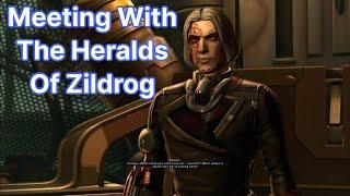 SWTOR KOTFE - Meeting With The Heralds Of Zildrog