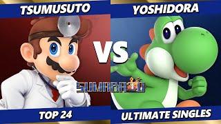 Sumabato 46 - Tsumusuto (Dr. Mario) Vs. Yoshidora (Yoshi) Smash Ultimate - SSBU