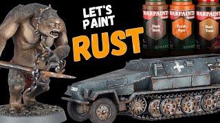 Let's rustle up some RUST with the new Army Painter effects paints!