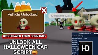 Brookhaven Script Admin Commands Unlock All Halloween Car |Hydrogen,Fluxus,Arceus x Mobile