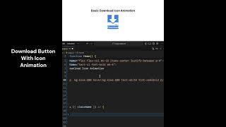 Download Button Animation TailwindCSS #tailwind #tailwindcss #cssbutton #css3