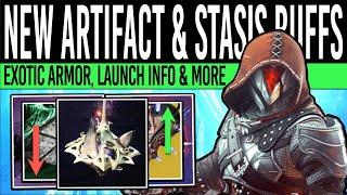 Destiny 2: NEW WISH ARTIFACT! Stasis CHANGES, Ability NERFS, Exotic Reworks, New Mods & Huge Update