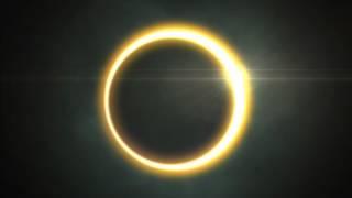 [HD/FreeFootage]金環日食・無料CG映像素材[annular eclipse]