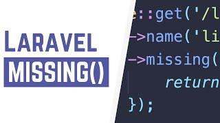 Laravel Route Model Binding with New Missing Method