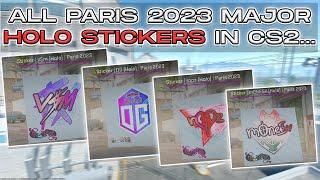 ALL HOLO PARIS 2023 MAJOR STICKERS IN CS2 - OG is ridiculous ...
