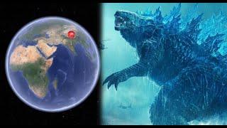 #466 omg  ,wtf, Is that godzilla is real in google earth & google map #shorts #godzilla