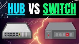 HUB vs. SWITCH  (einfach erklärt)