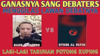 Lagi-lagi Sang Debaters pertaruhkan kuping bila lawan debat mampu membuktikan pertanyaannya.