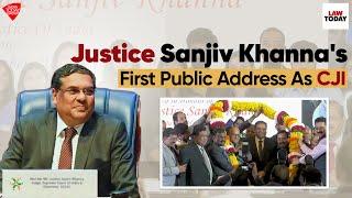 Justice Sanjiv Khanna's First Public Address As CJI | Felicitation Function by Bar Council of India