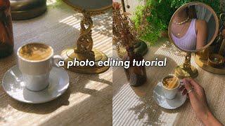a photo editing tutorial on my visual aesthetic
