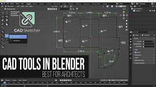 CAD for Blender HAS ARRIVED! | The New CAD Sketcher Add-on