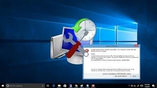 Solved: System restore did not complete successfully Error 0x80070005 on Windows 10, 8.1 and 7
