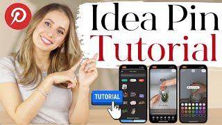 How to use Pinterest Idea Pins (Tutorial) // PHONE + DESKTOP // How to Create Pins on Pinterest