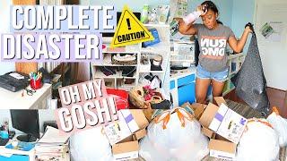 MESSY HOUSE TRANSFORMATION! COMPLETE DISASTER CLEAN WITH ME | EXTREME SPEED CLEANING MOTIVATION