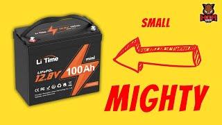 Small Size FULL CAPACITY LiTime 100Ah LiFePO4 Review, Power Capacity Test, and Use Case Examples