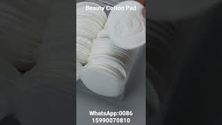 100% Cotton Natural Facial Clean Round Makeup Remover Pad Disposable Cosmetic Cotton Pads For Face