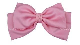 IT'S SO GORGEOUS!!  BIG Hair Bow out of SATIN Cloth with Perfect Measurements