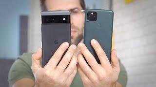 Pixel 6 vs Pixel 5a: Camera And Battery Life Comparison