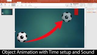 PowerPoint animation move object from one point to another