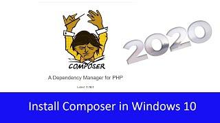 How to Install Composer on Windows 10 in 2020 | HuzzTech