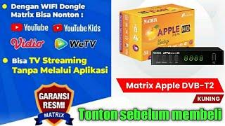 STB Matrix Apple Kuning DVB T2