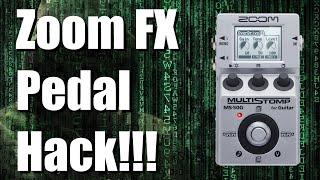 Better Gear - Zoom Multi FX Pedal Hack (MS 50G, MS 60B, MS 70CDR, G1ON,...)