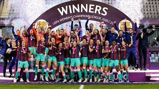 FULL UEFA WOMEN’S CHAMPIONS LEAGUE CELEBRATION! ️