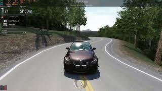 Cruising in Canyone on BMW M5 E60 (Assetto Corsa)